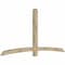 Ekena Millwork Bellingham Rough Sawn Timber Gable Bracket, Douglas Fir, 96"W x 48"H x 4"D x 4"F, 12/12 Pitch GBW096X48X0404BEL00RDF - alternate 4